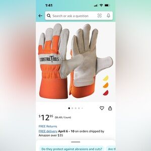 Generic men’s work gloves